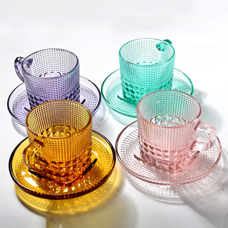 Tazas de cristal Clarice