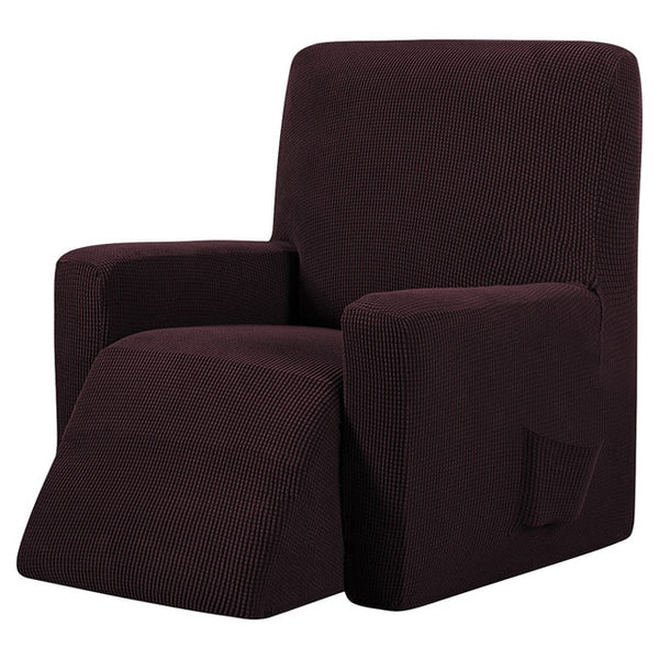 FUNDA LISA PARA SILLÓN - MARRÓN OSCURO